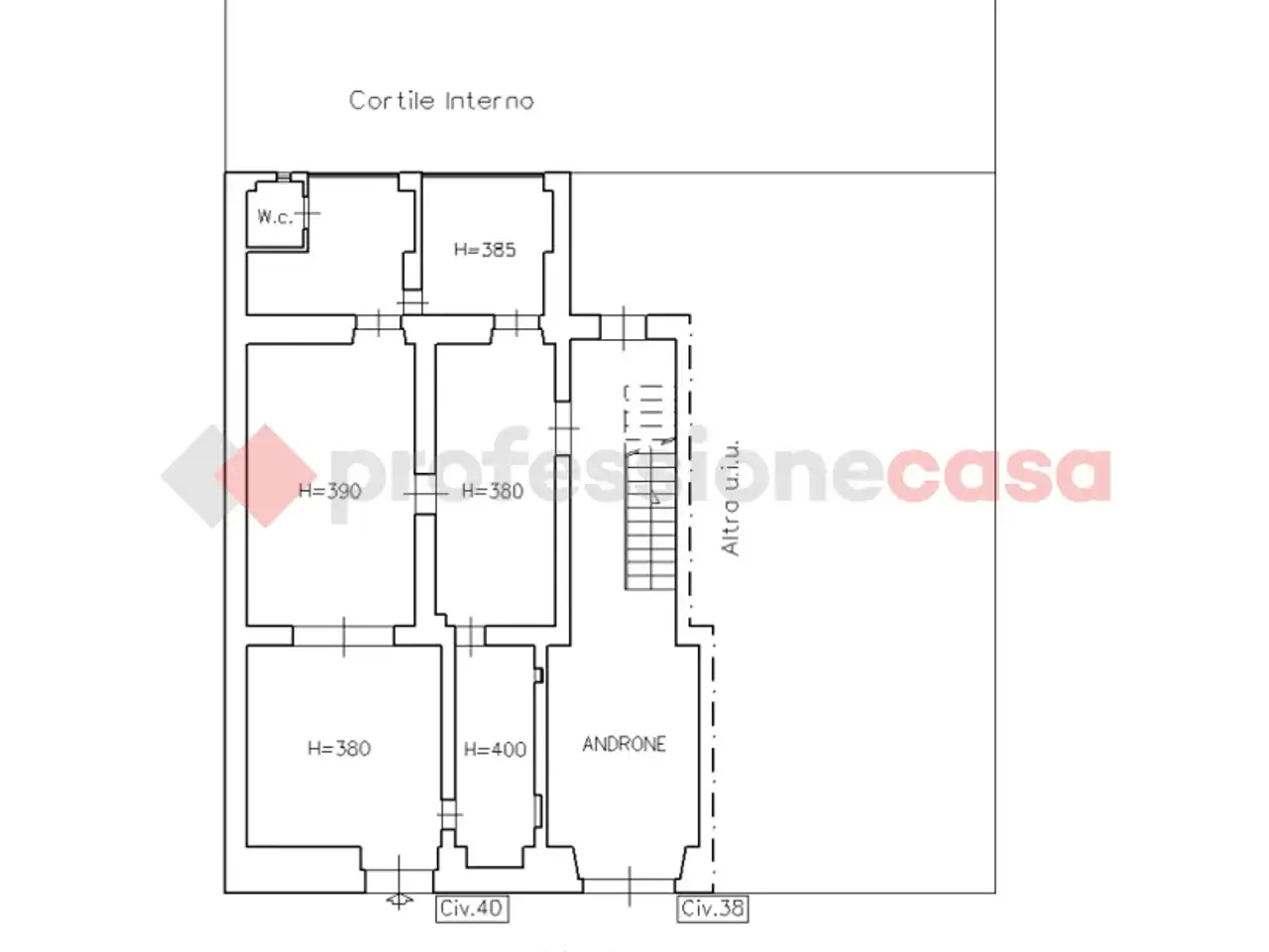 Magazzino in Via Mazzini 40, Taranto, {3} - Planimetria 1
