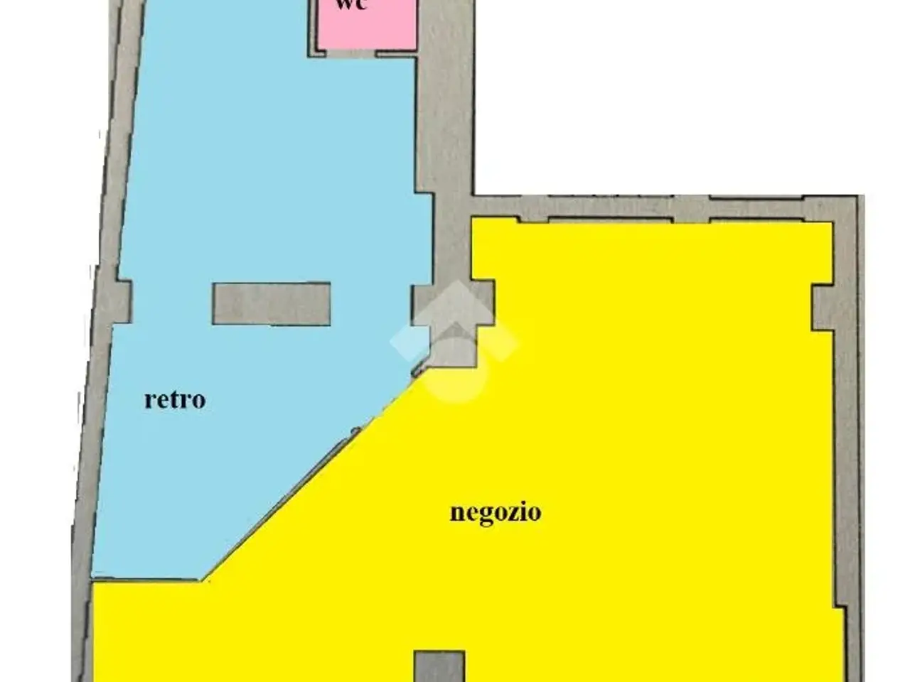 Negozio in Via Carlo Alberto 60, Alessandria, {3} - Planimetria 1