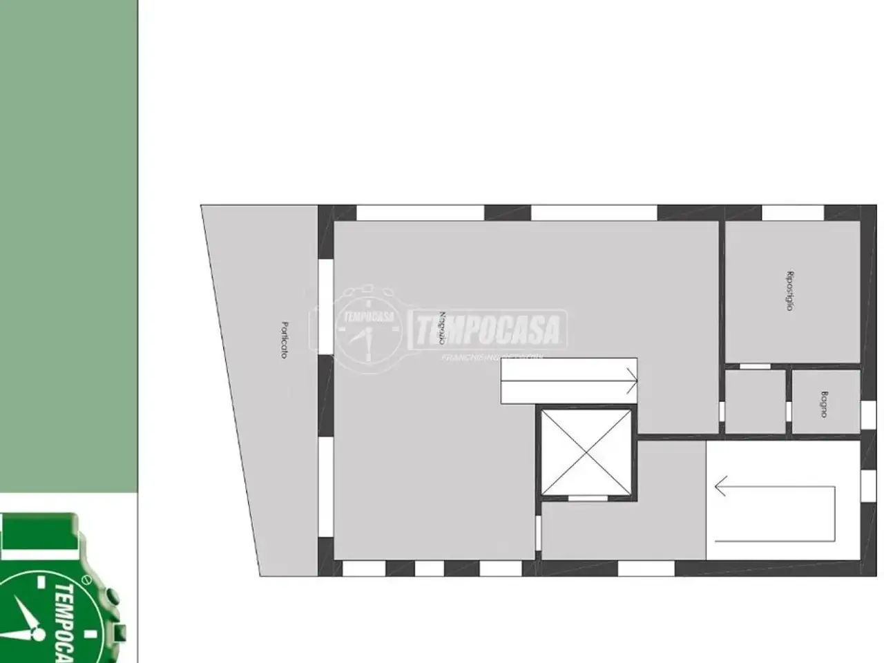 Negozio in Via Angelo Pegoraro, Gallarate, {3} - Planimetria 1