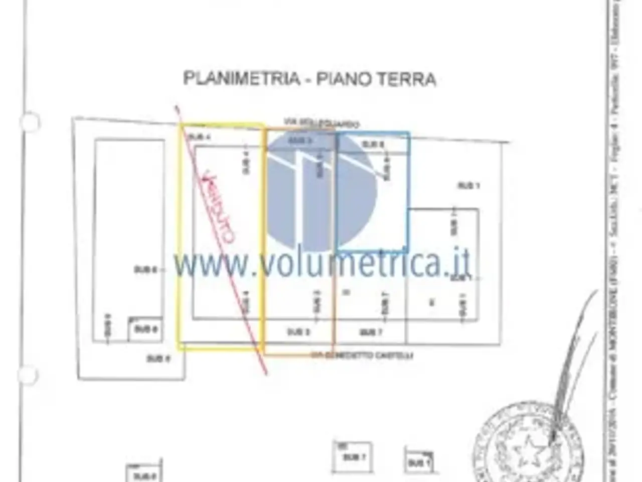 Capannone in Via Benedetto Castelli, Toscolano Maderno, {3} - Planimetria 1