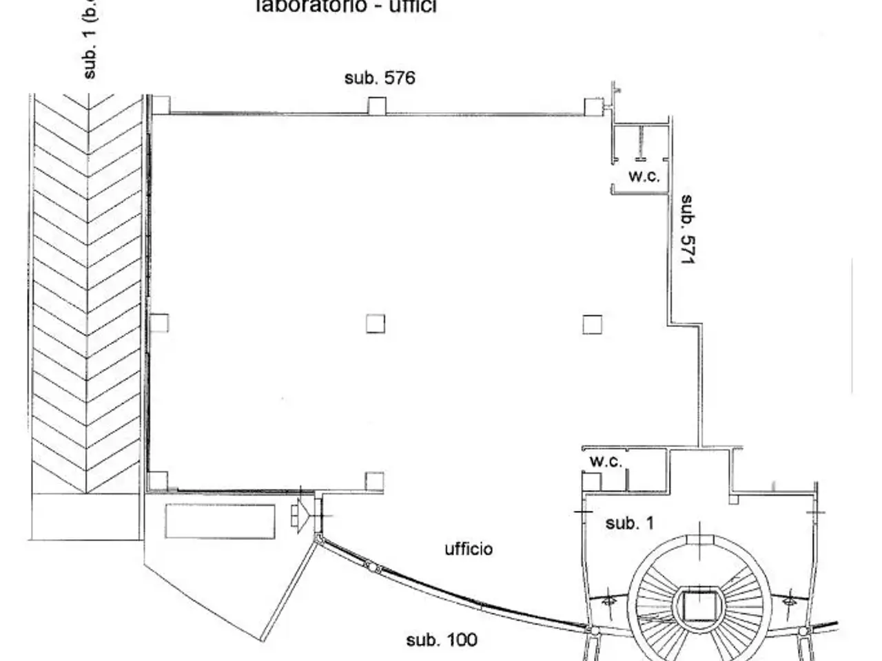 Capannone in Via Santa Cornelia 9, Formello, {3} - Planimetria 1