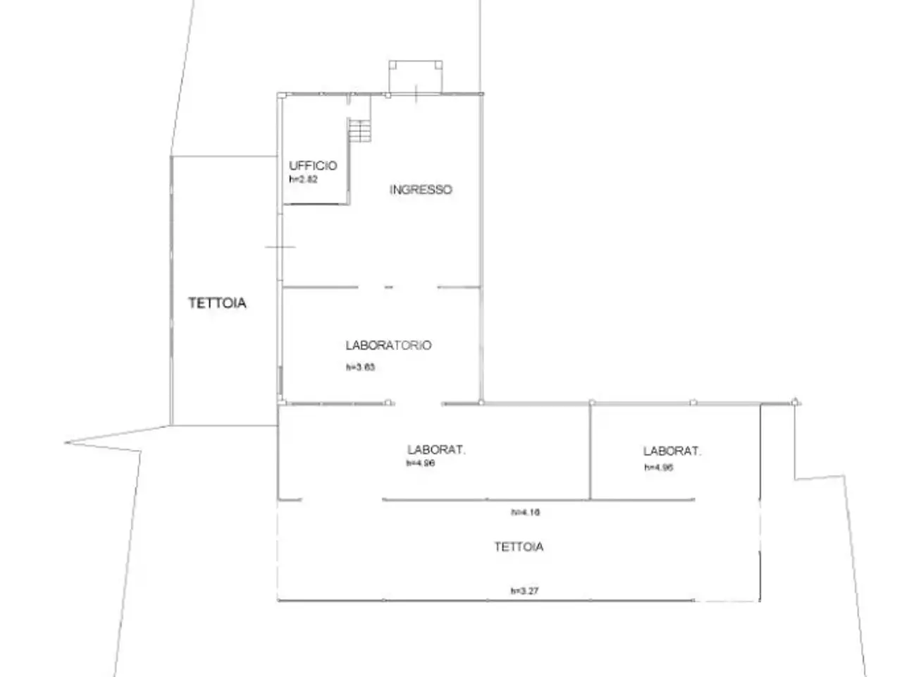 Laboratorio in Via Sp10 6, Badia Calavena, {3} - Planimetria 1