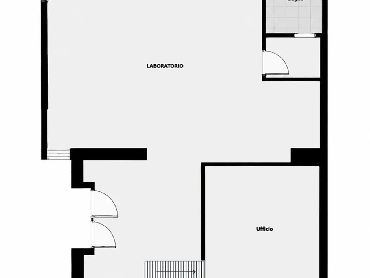 Laboratorio in Via Washington 13, Milano, {3} - Planimetria 1