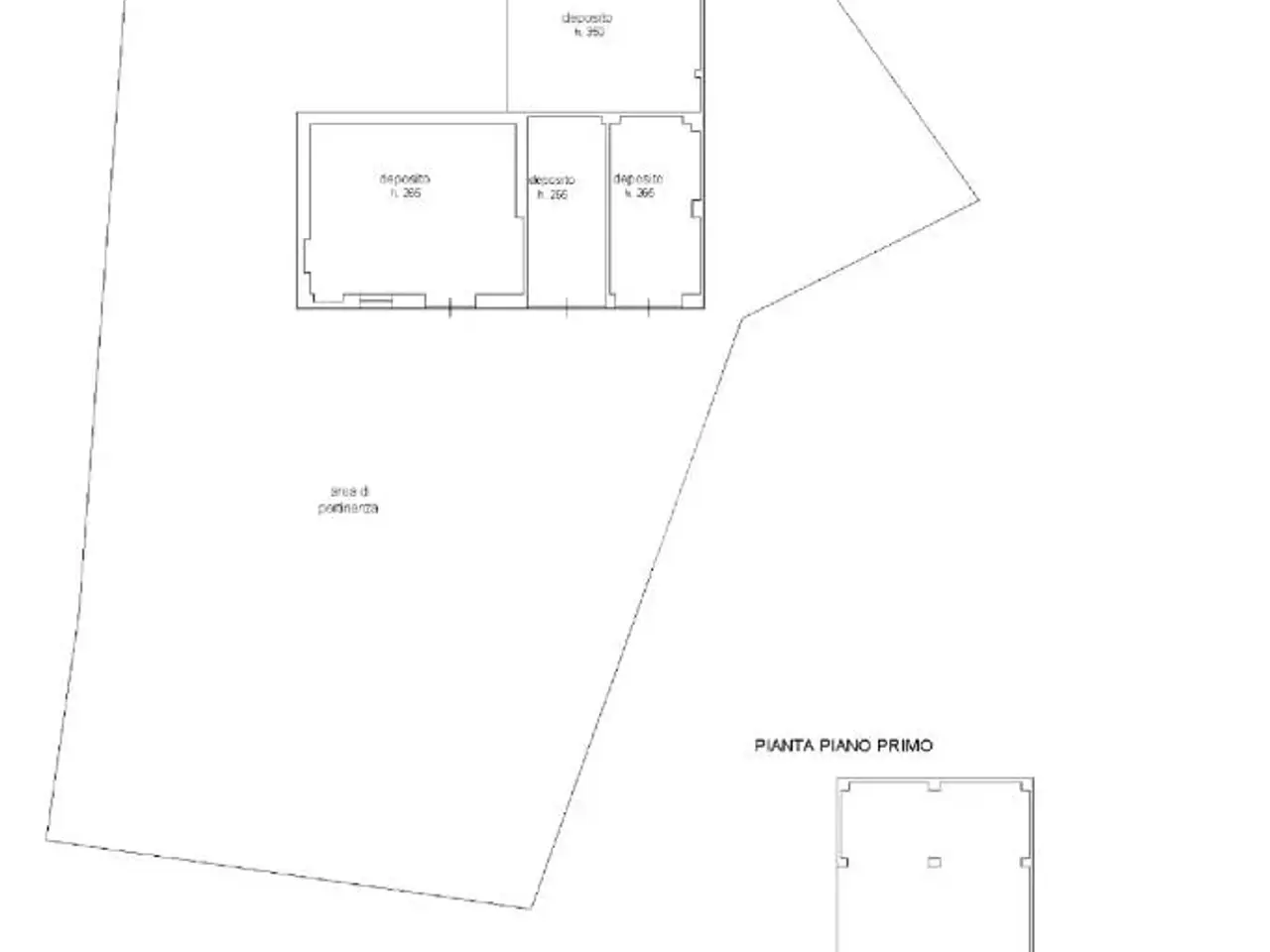 Magazzino in Deposito Via Castellazzo 17, Portacomaro, {3} - Planimetria 1