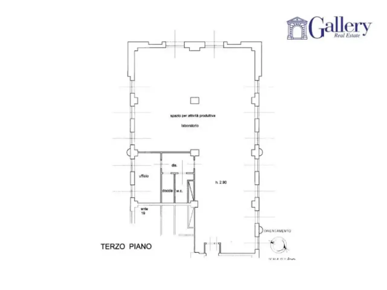 Laboratorio in Via Querini, Trieste, {3} - Planimetria 1