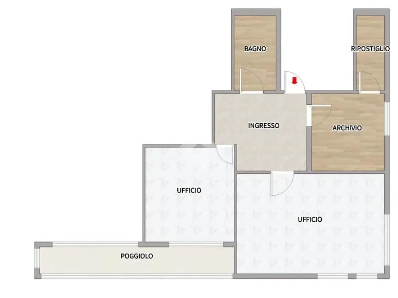Ufficio in Via S. Pietro Montagnon 148, Torreglia, {3} - Planimetria 1