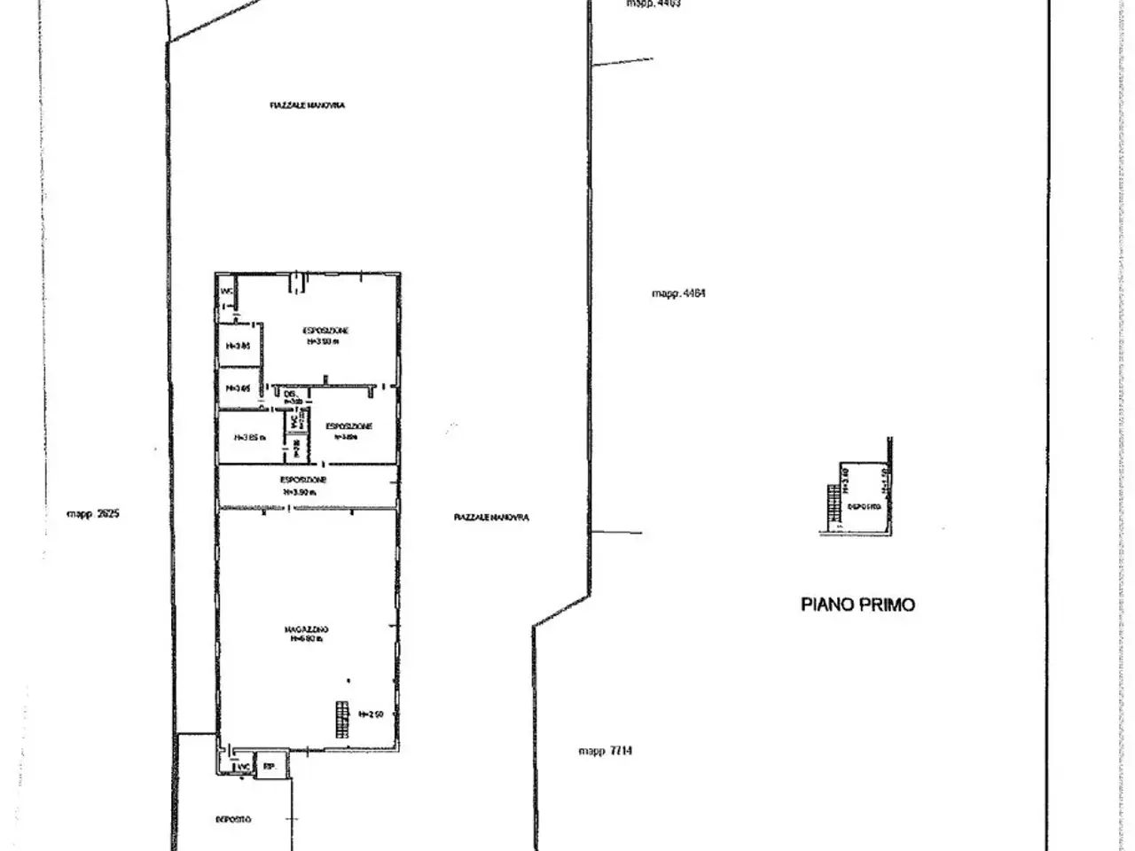 Magazzino in Via Nazionale  24, Trescore Balneario, {3} - Planimetria 1