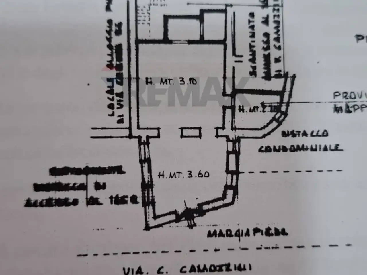 Negozio in Via Camozzini 163r, Genova, {3} - Planimetria 1