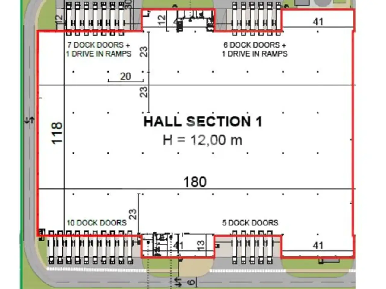 Capannone in Via Leonardo da Vinci 32, Roncello, {3} - Planimetria 1