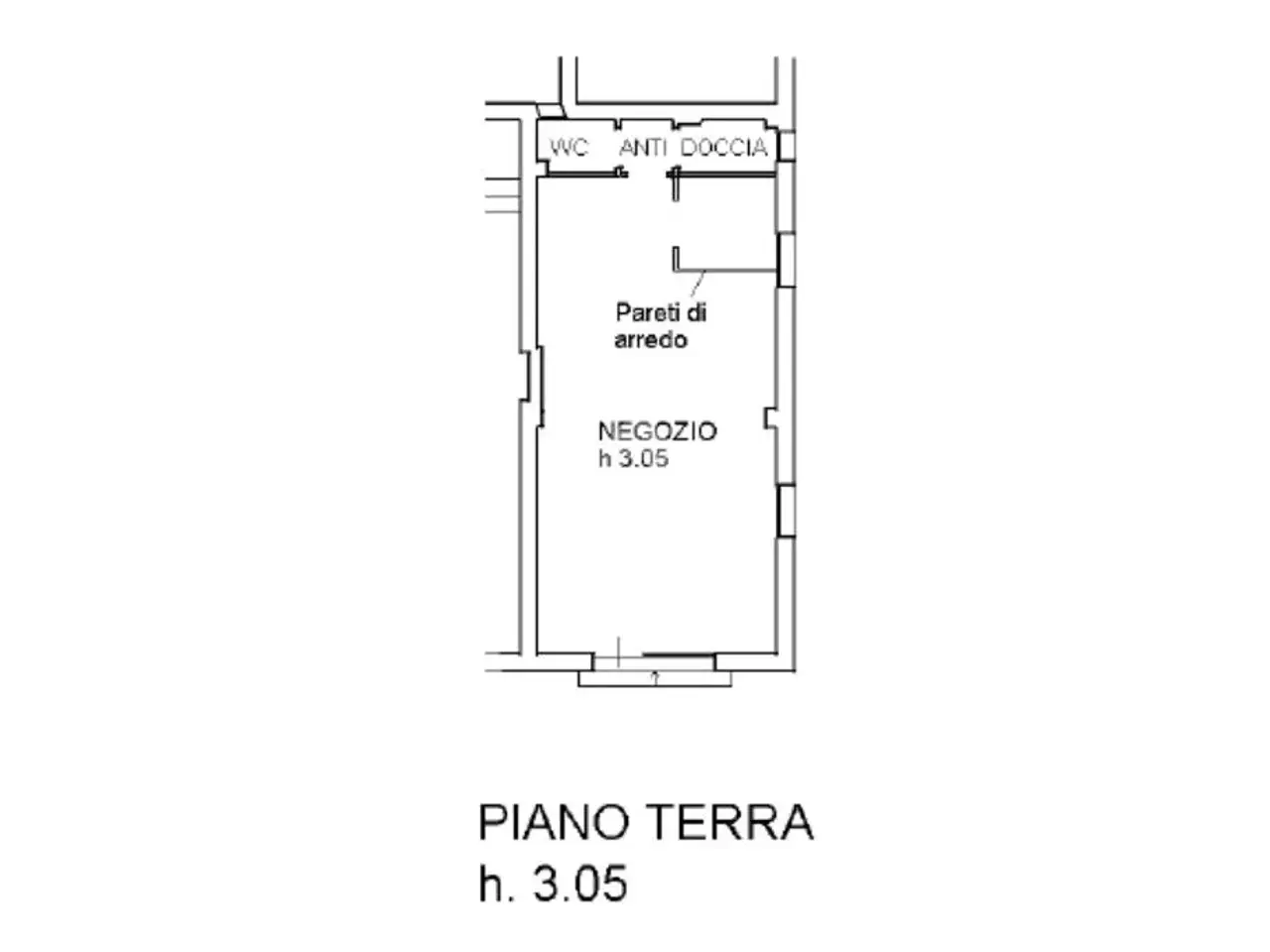 Negozio in Via Emilia Ponente 117, Bologna, {3} - Planimetria 1
