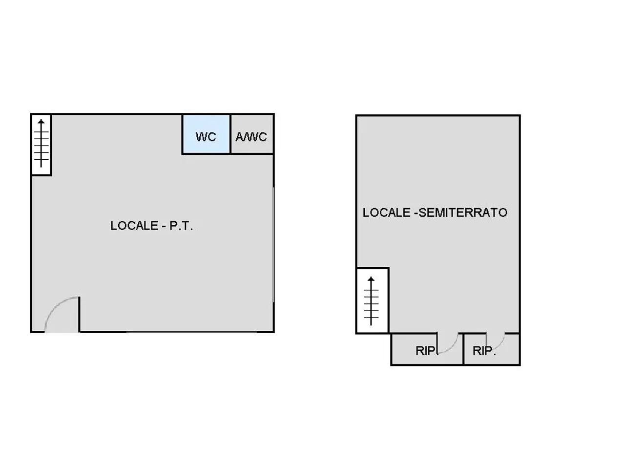 Negozio in Via Palermo 25, Terrasini, {3} - Planimetria 1