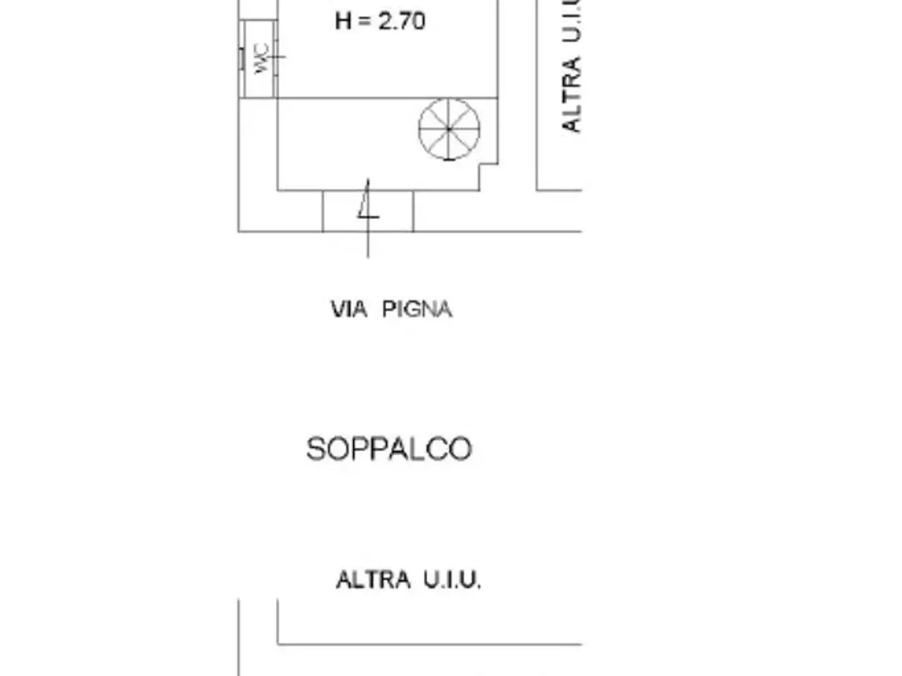 Negozio in Via Pigna 128, Napoli, {3} - Planimetria 1