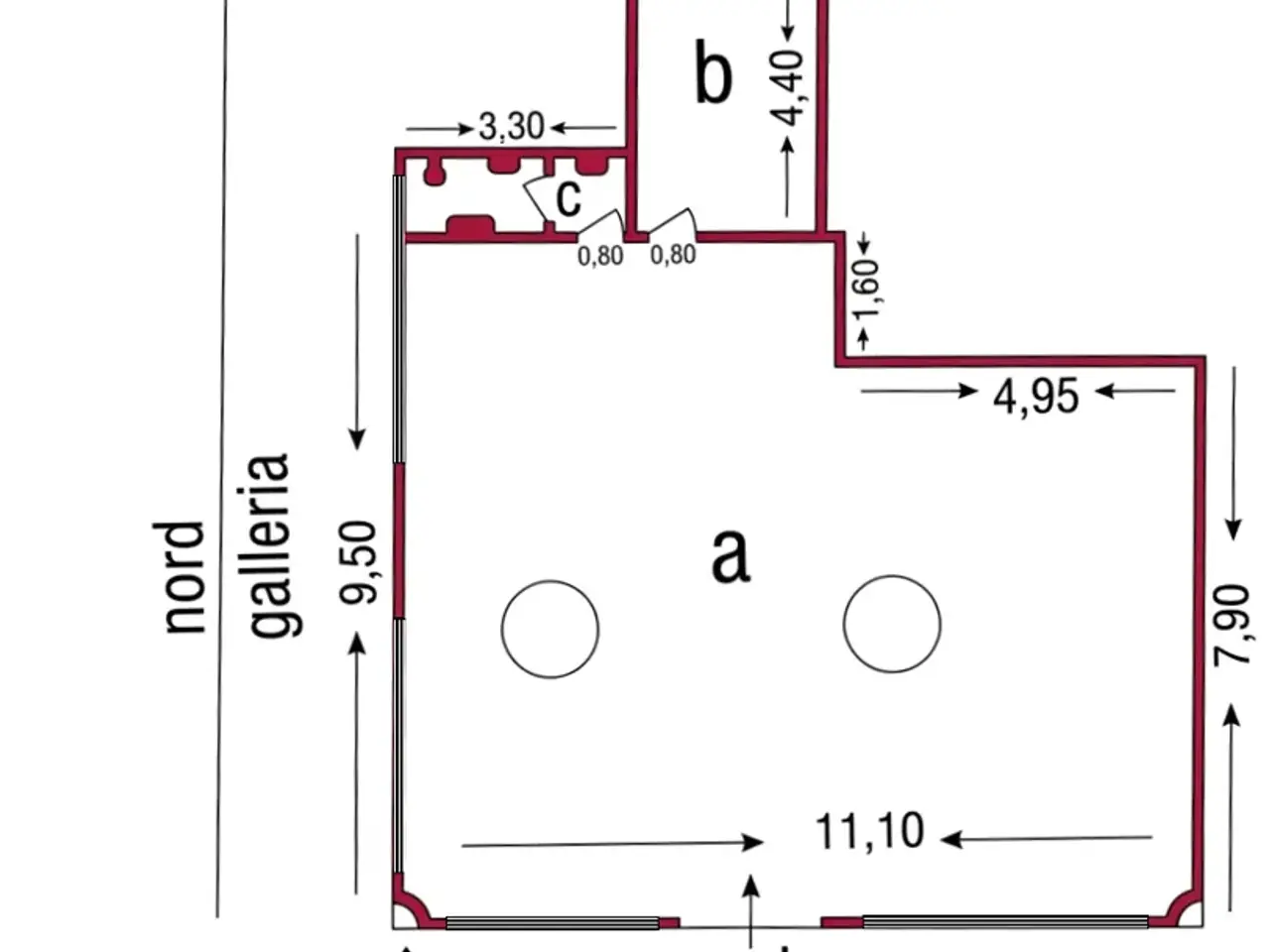 Negozio in Via Catania 471, Messina, {3} - Planimetria 1
