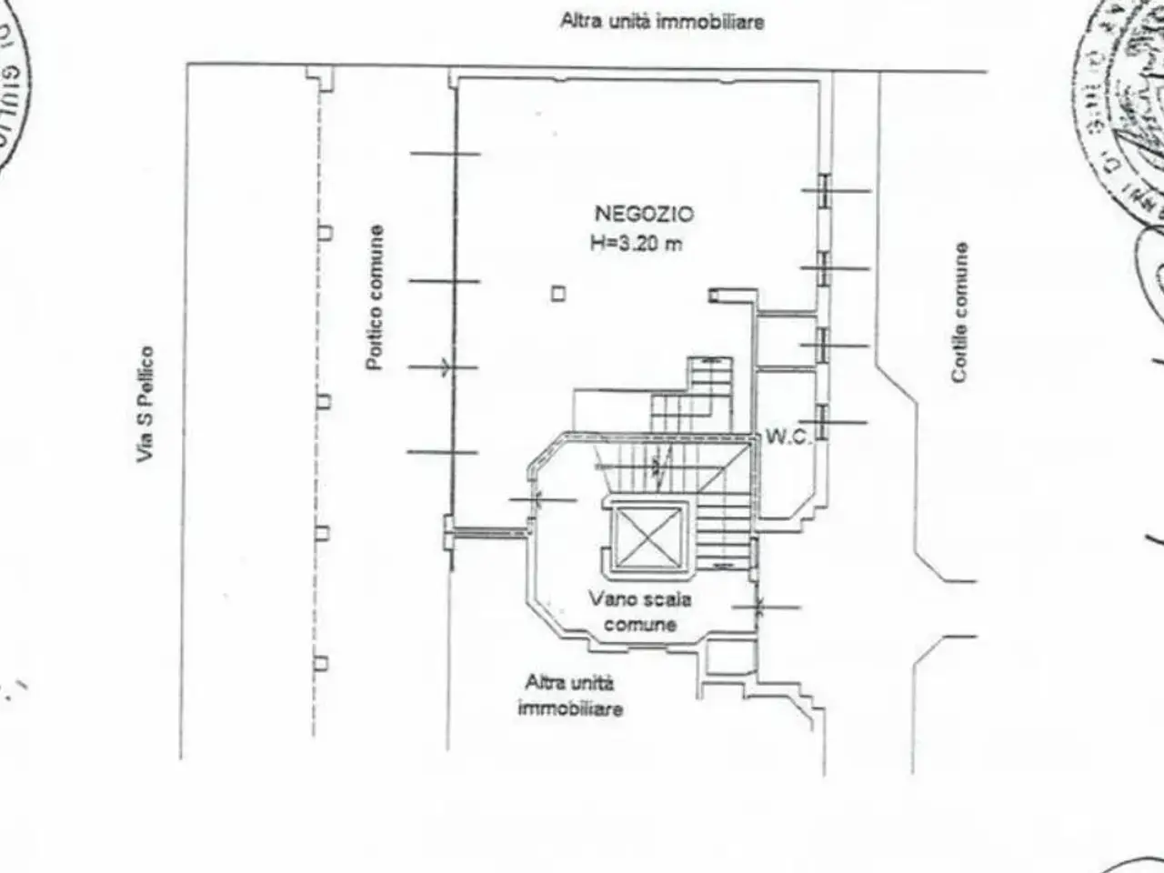 Negozio in Via Silvio Pellico 22, Muggiò, {3} - Planimetria 1