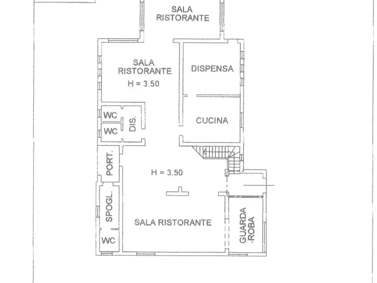 Palazzina commerciale in , Rivolta D'Adda, {3} - Planimetria 1
