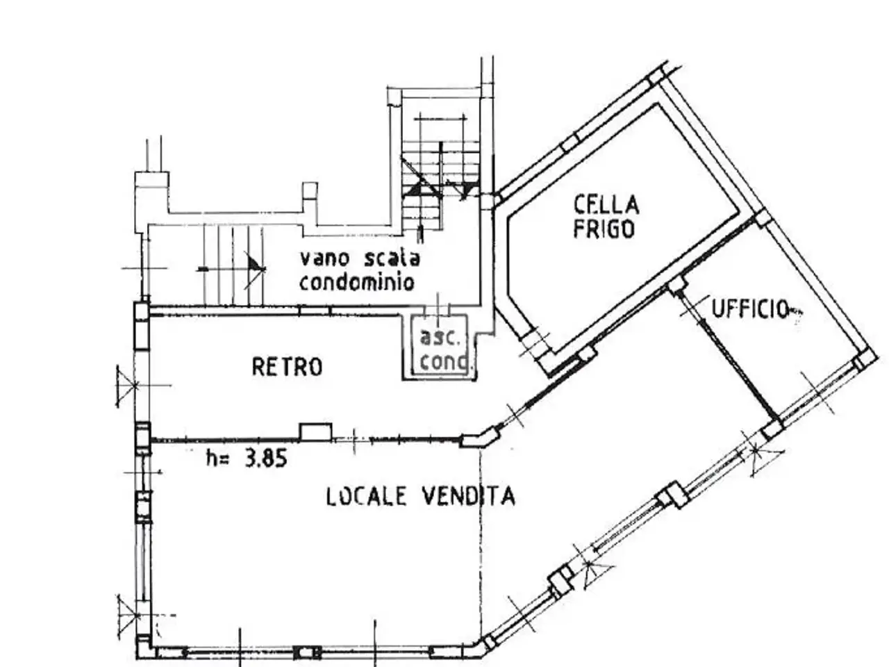 Negozio in Via Nizza 32, Gorizia, {3} - Planimetria 1