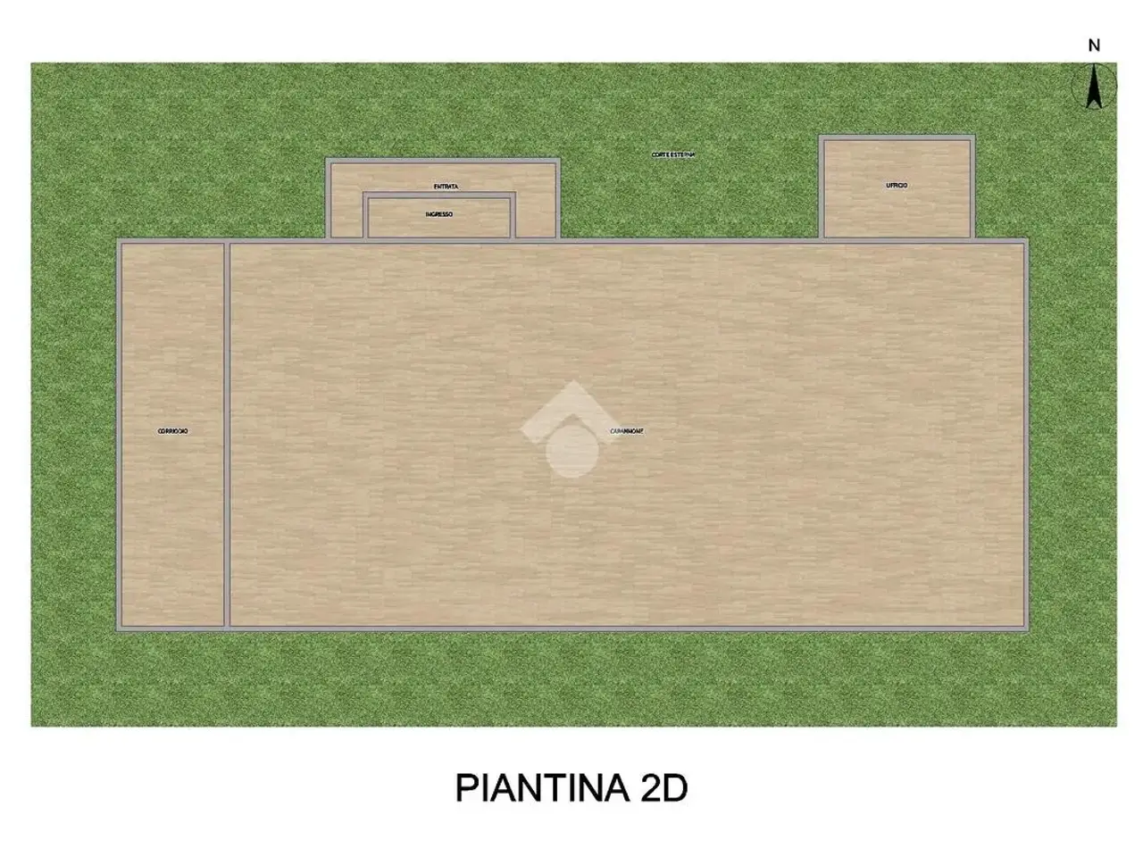 Capannone in Via F. Lenzi 30, Verolanuova, {3} - Planimetria 1