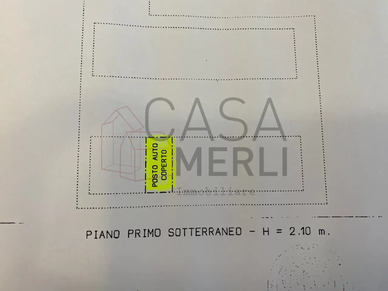 Parcheggio chiuso in Via Bonifacio Festazvia Festaz  72, Aosta, {3} - Planimetria 1