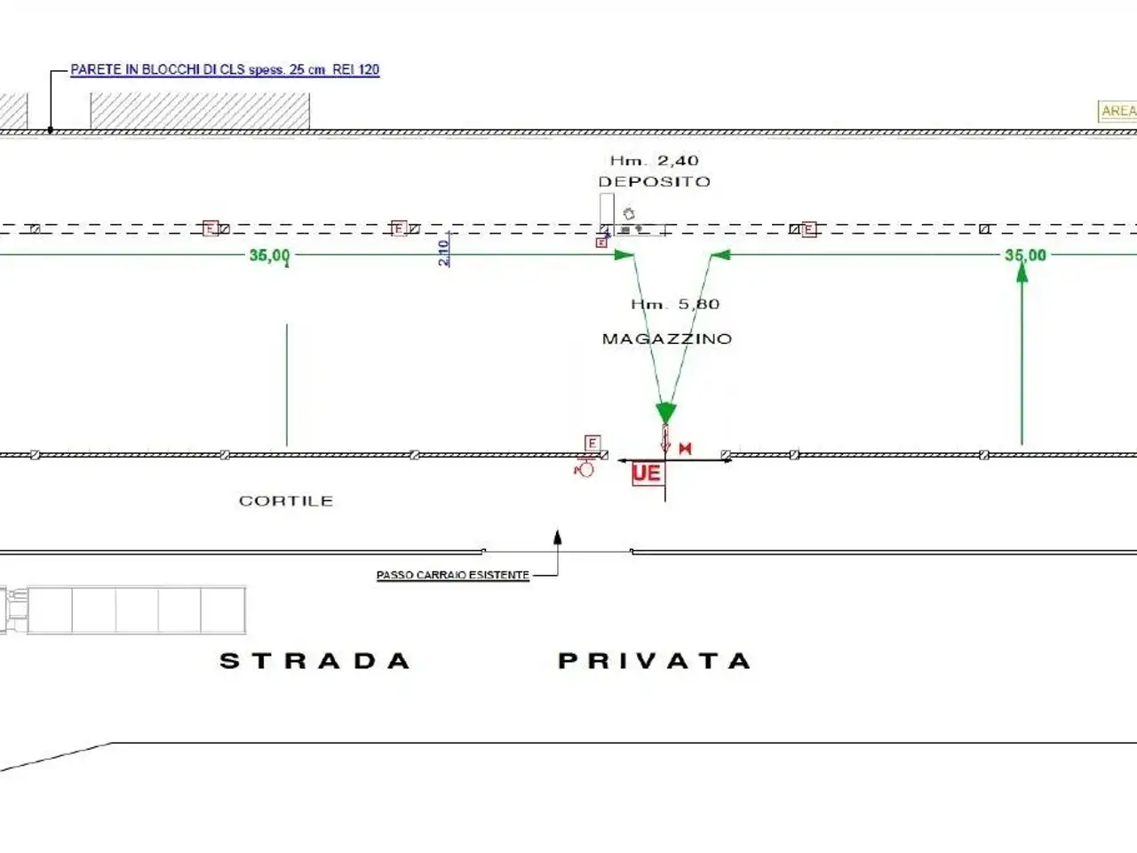 Capannone in , Cassolnovo, {3} - Planimetria 1