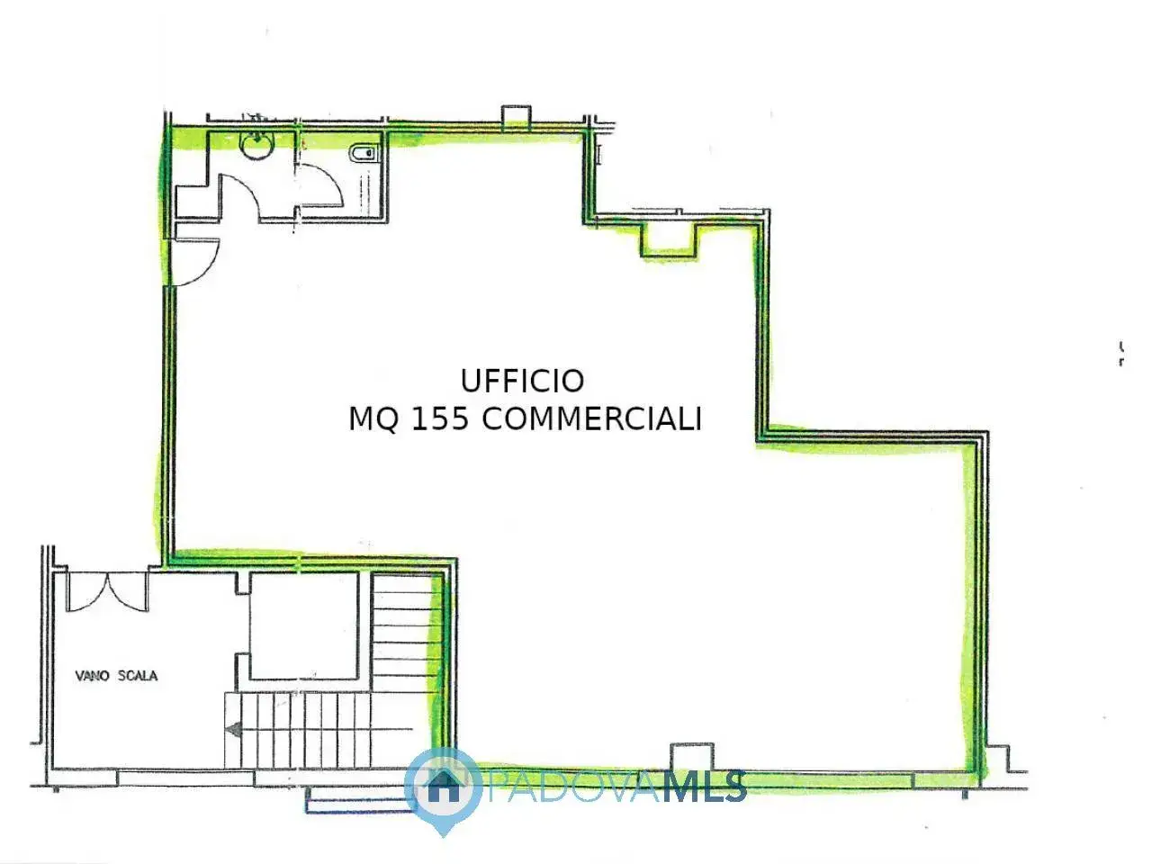 Ufficio in Via Venezia,85, Vigonza, {3} - Planimetria 1