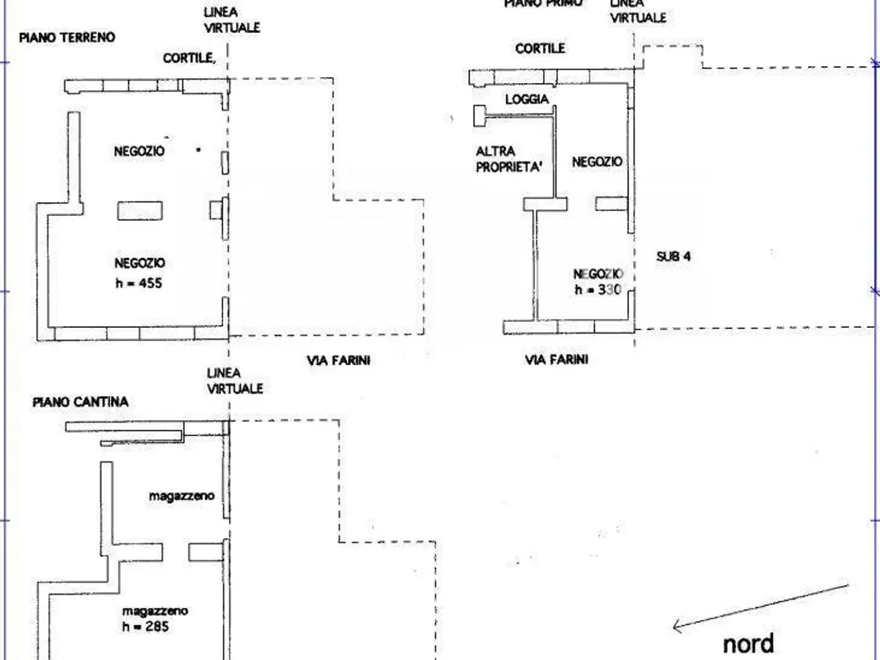 Negozio in Via Carlo Farini, Milano, {3} - Planimetria 1