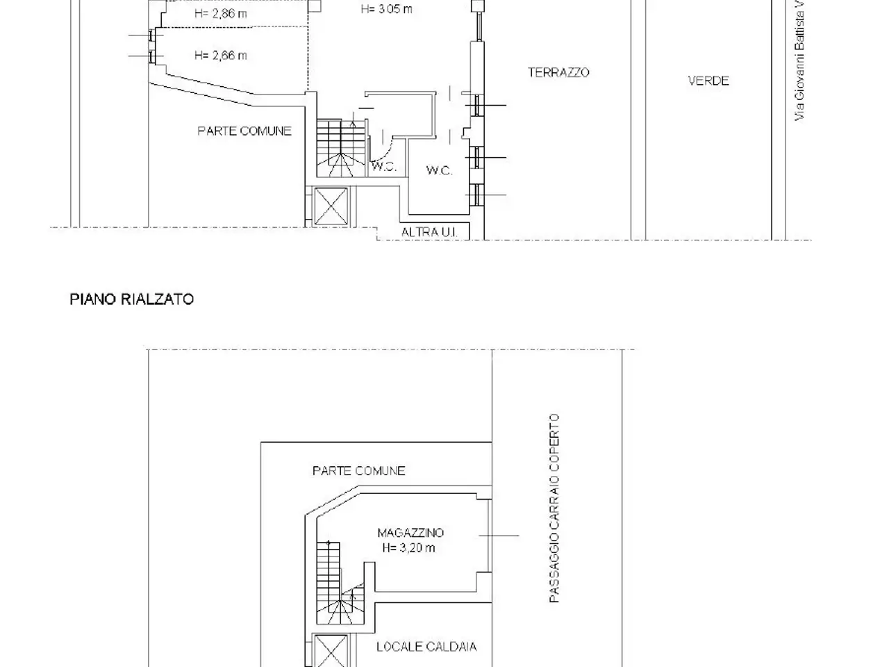 Negozio in Via Gian Battista Vico, Paderno Dugnano, {3} - Planimetria 1