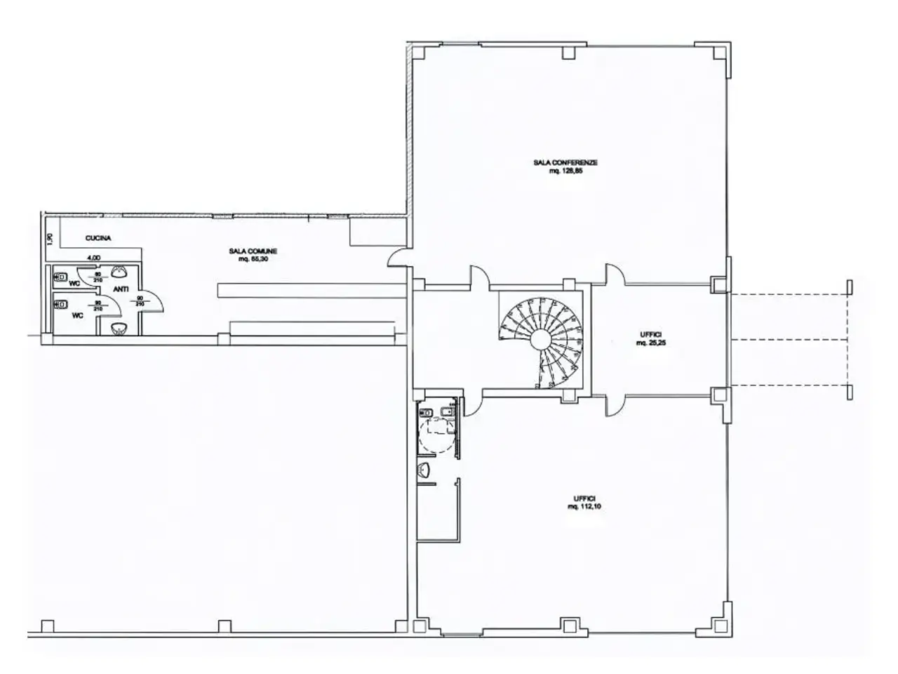 Ufficio in Via Rosario 42, Polpenazze del Garda, {3} - Planimetria 1