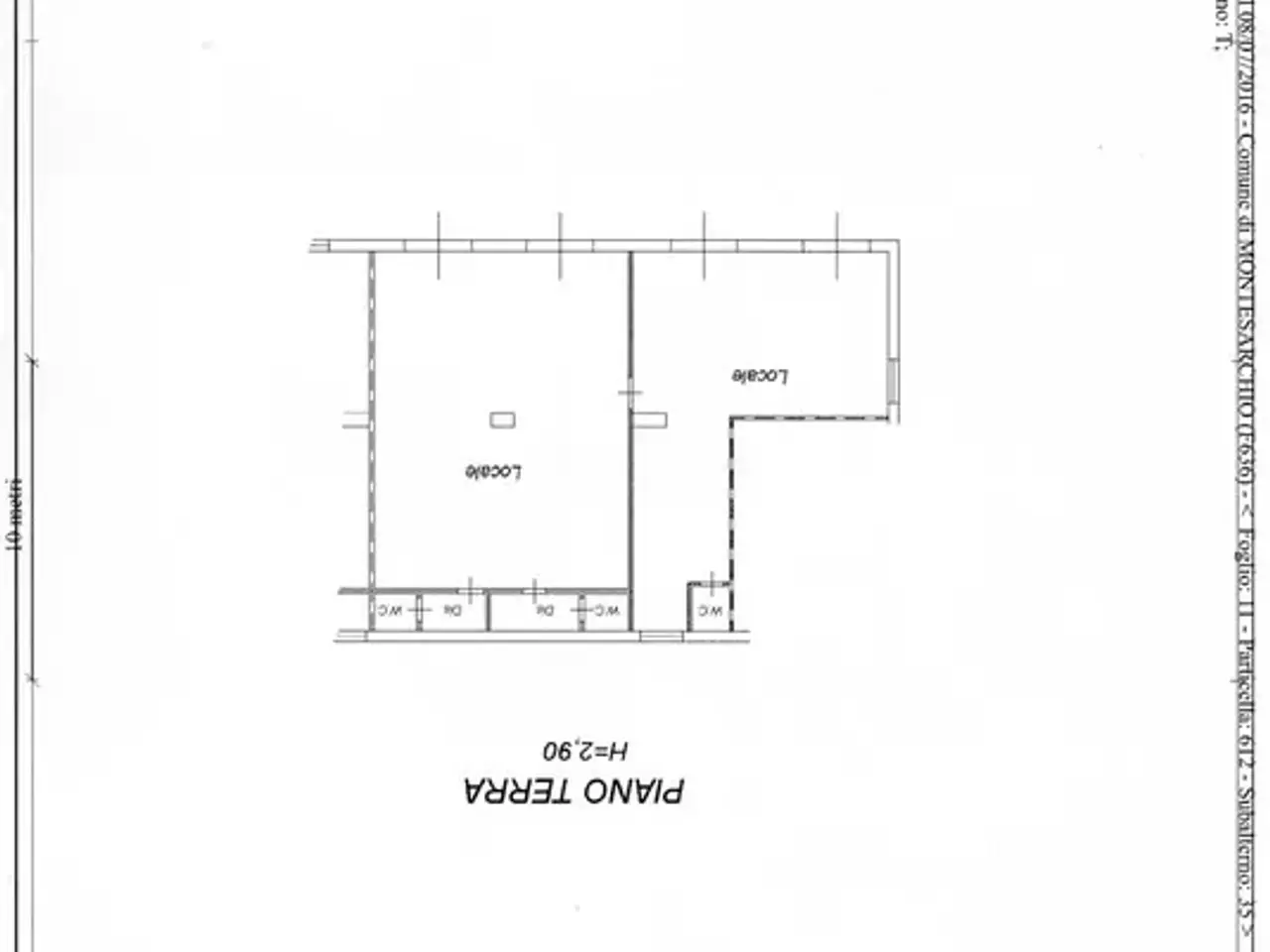 Negozio in Via Taburno, Montesarchio, {3} - Planimetria 1