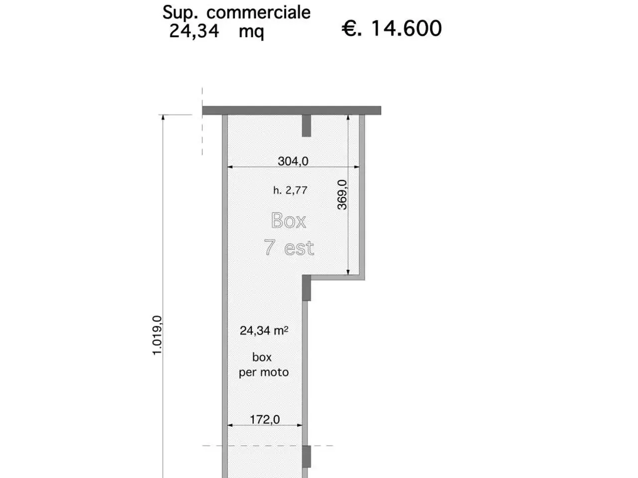 Box in Via Ugo La Malfa 24, Agrate Brianza - Planimetria 1