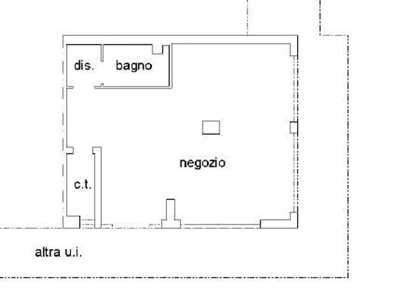 Esercizio commerciale in Via Custodi 11, Gallarate, {3} - Planimetria 1