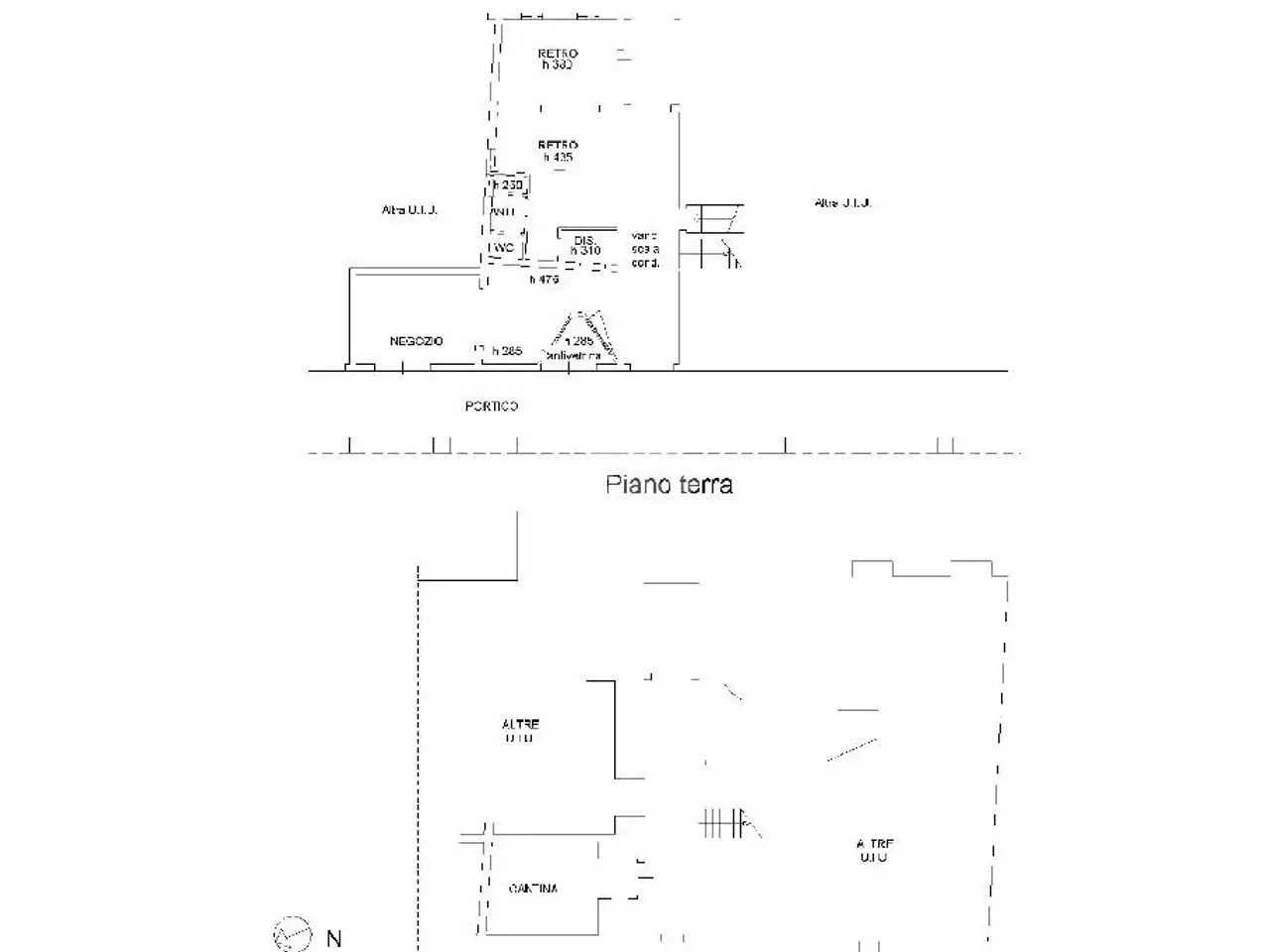 Negozio in Via Galliera 85, Bologna, {3} - Planimetria 1