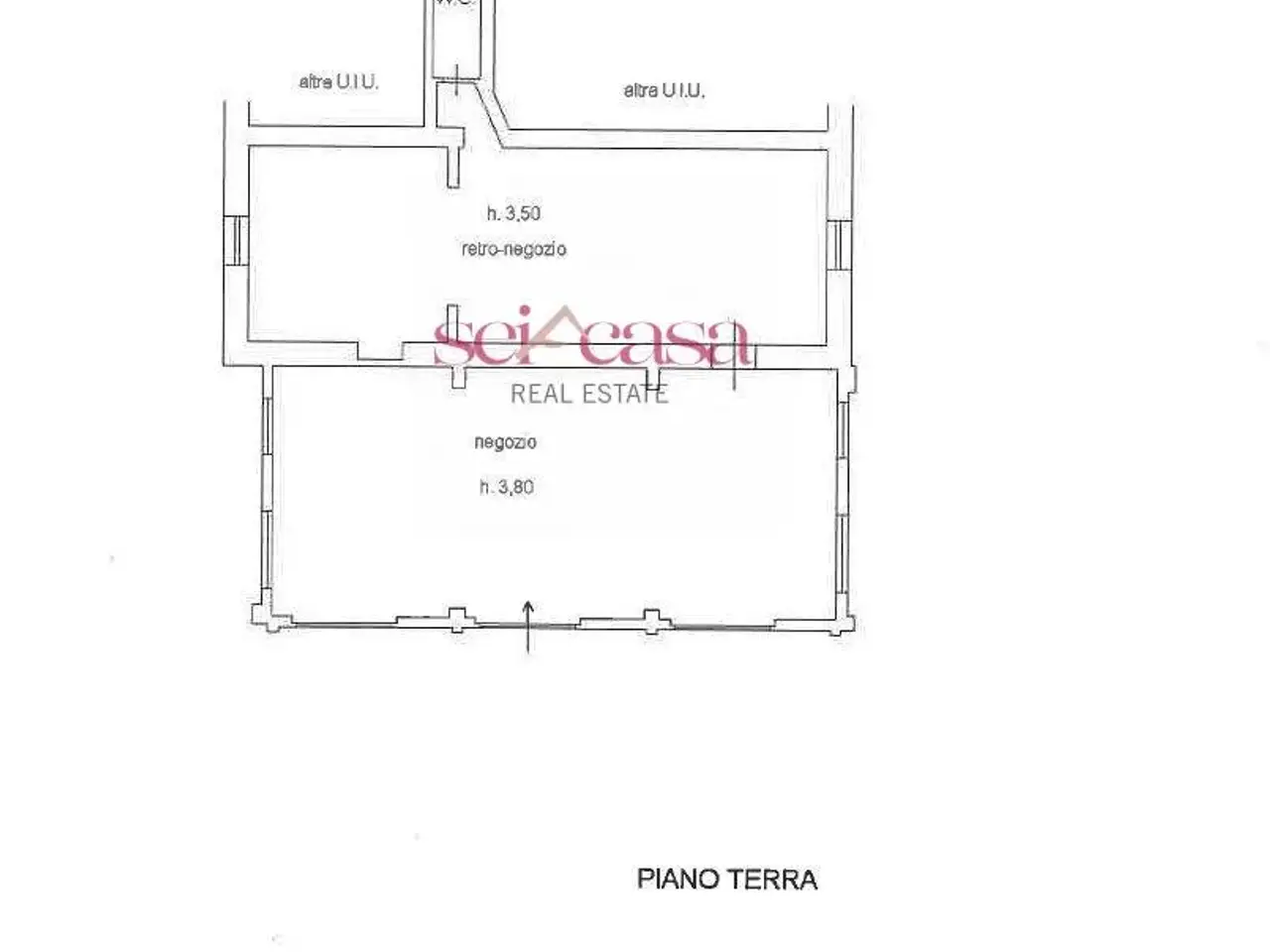 Negozio in Grosseto - Centrale, Grosseto, {3} - Planimetria 1