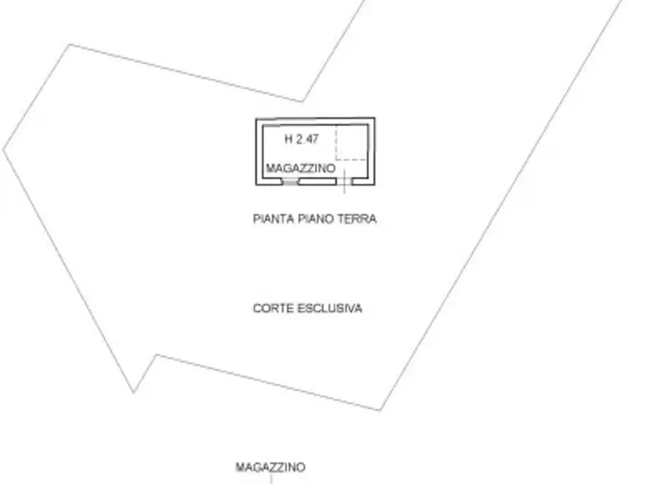 Magazzino in Via Madielle, Massa, {3} - Planimetria 1