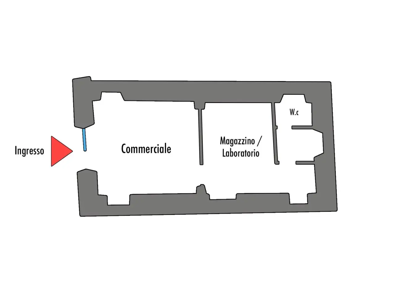 Negozio in , Sarzana, {3} - Planimetria 1