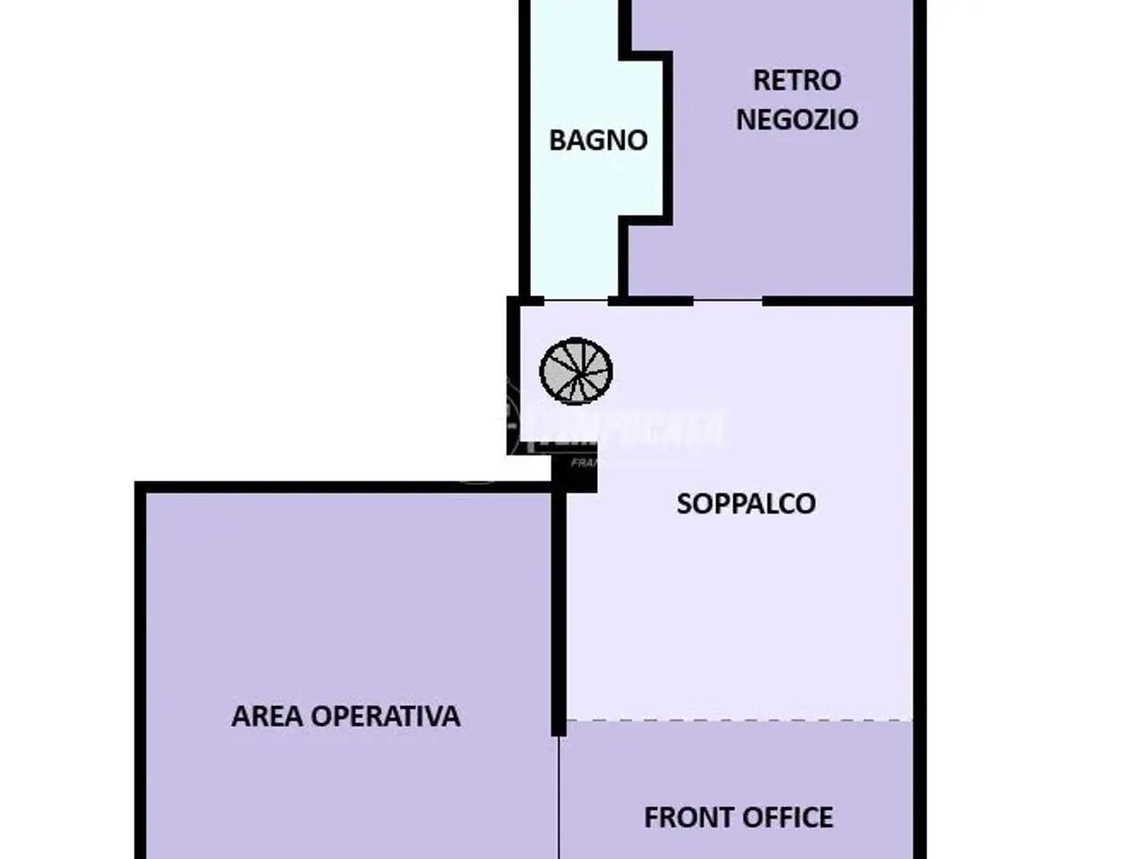 Ufficio in Via Brandizzo 58, Torino, {3} - Planimetria 1