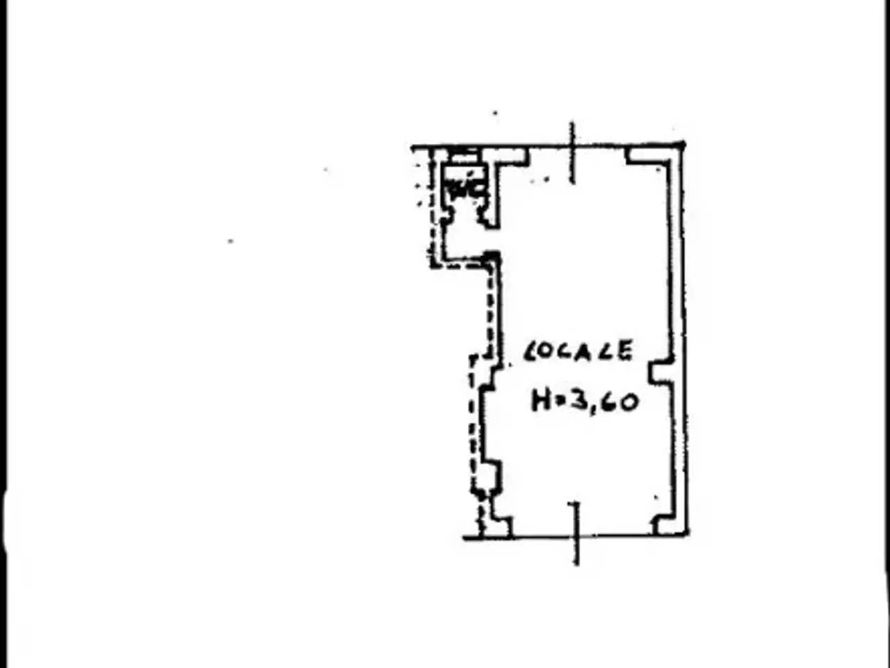 Negozio in Via Generale Francesco Poli 17, Lecce, {3} - Planimetria 1