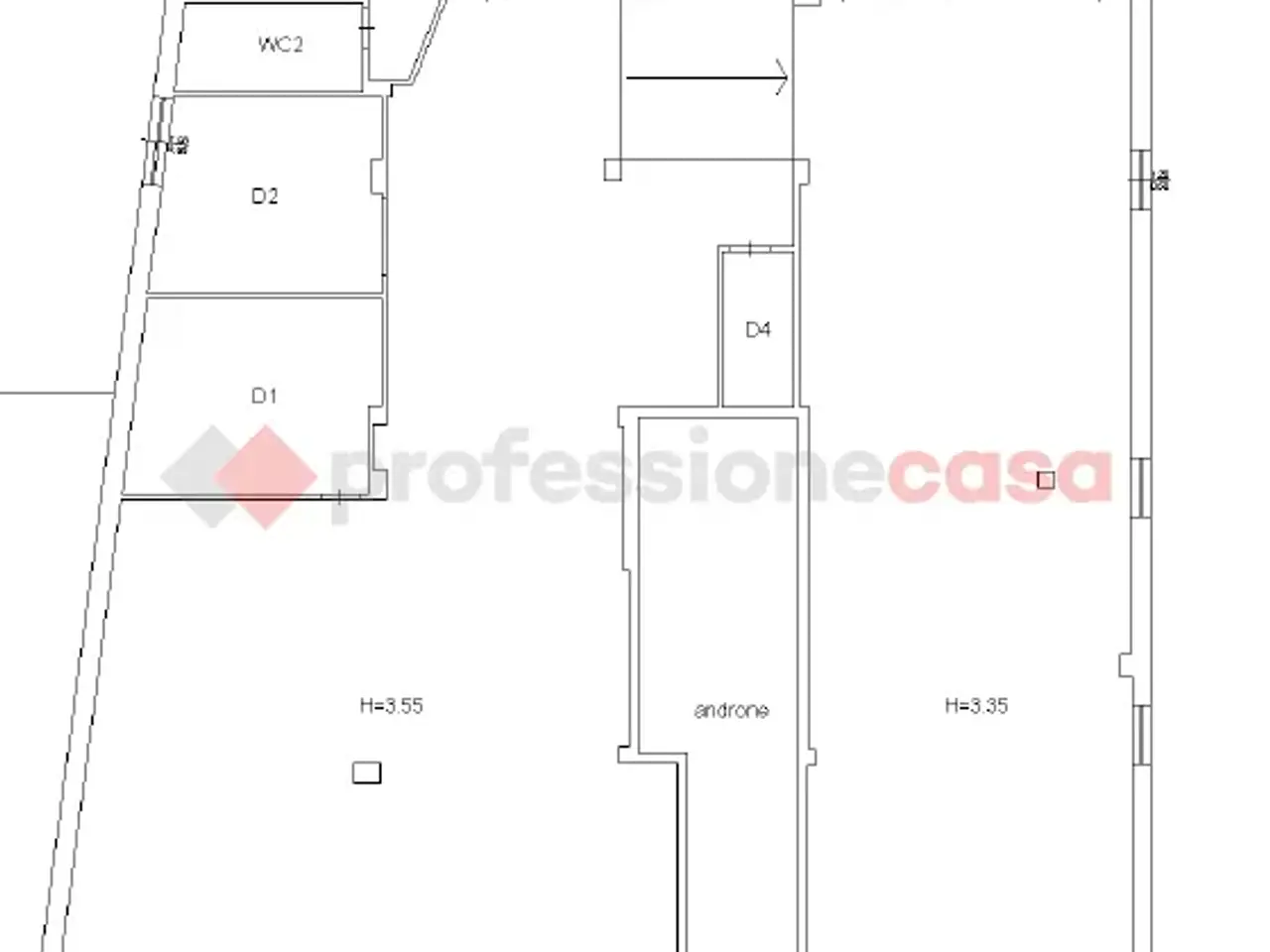 Negozio in Via della Scaletta  19, Crispiano, {3} - Planimetria 1