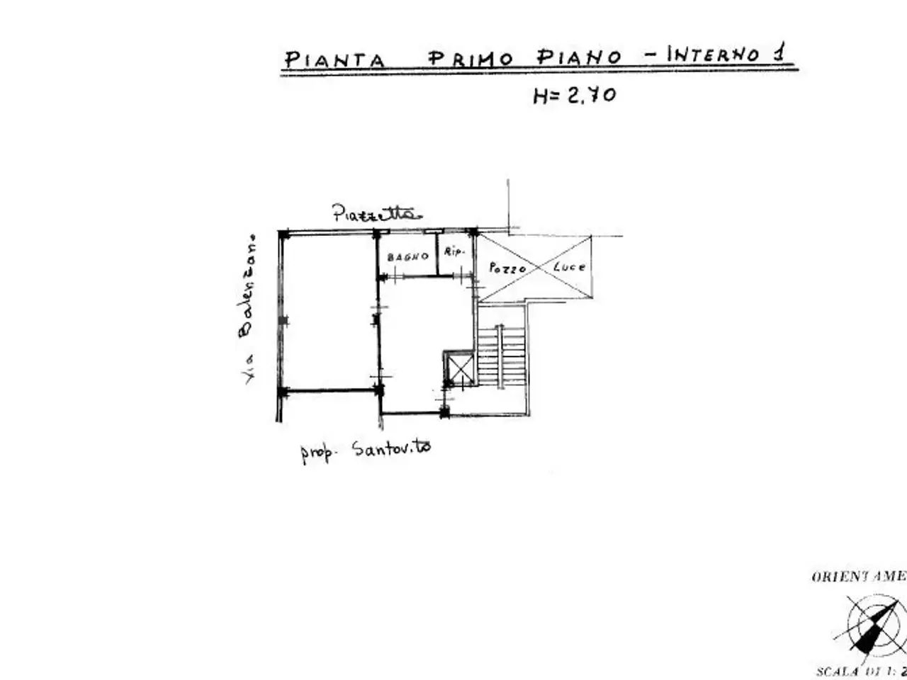 Ufficio in Via Felice Cavallotti, Andria, {3} - Planimetria 1