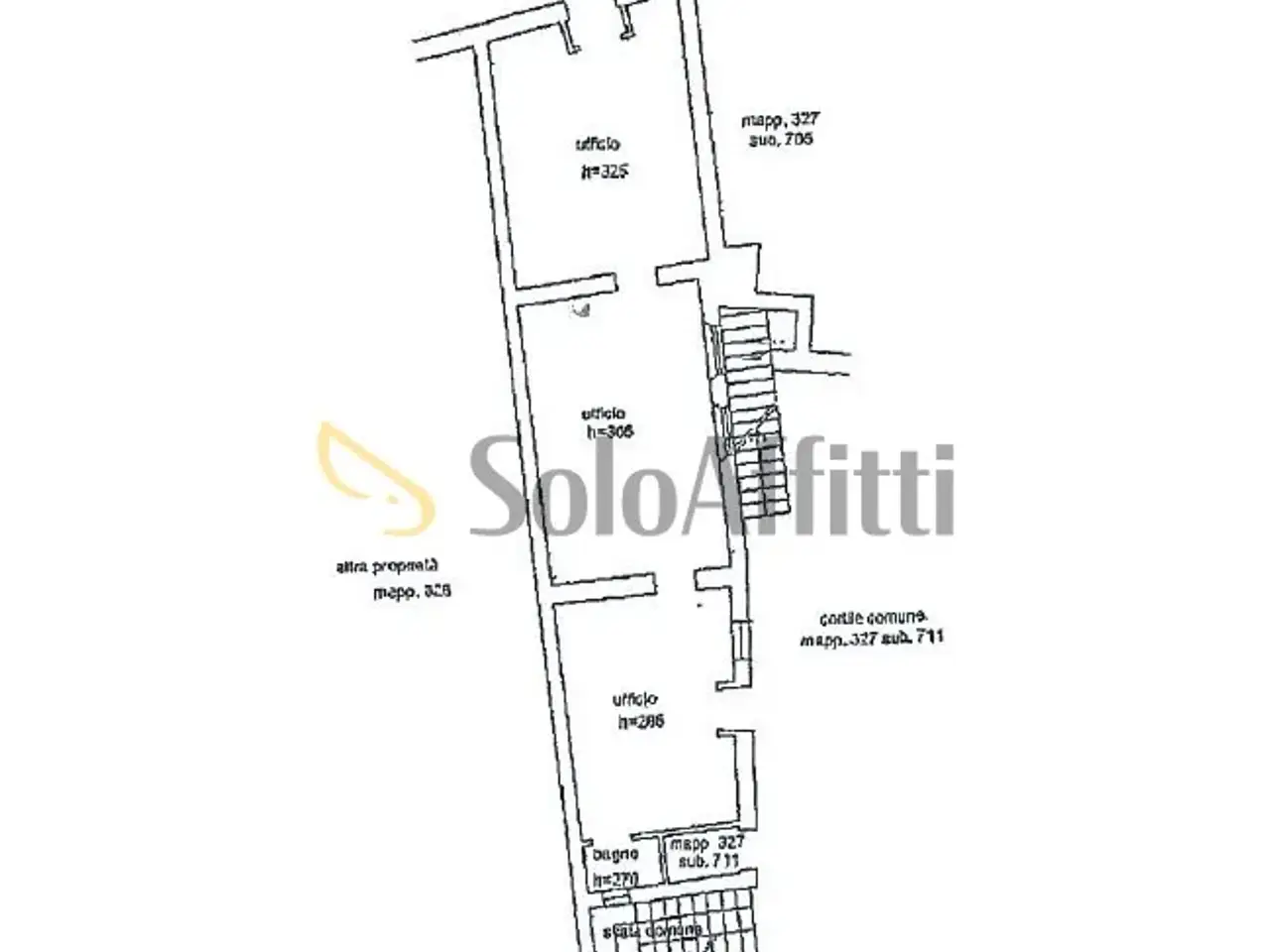 Ufficio in Piazzale Pietro Zaninelli 10, Lodi, {3} - Planimetria 1