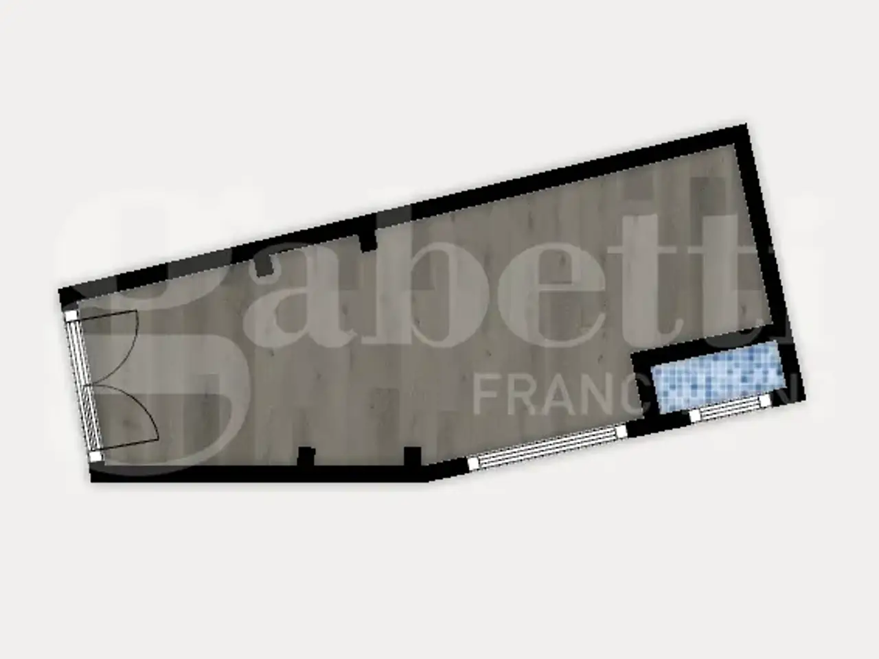 Magazzino in Via da Fabriano 10, Olbia, {3} - Planimetria 1