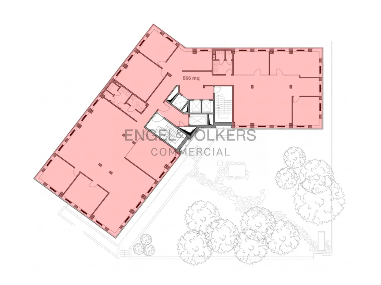 Ufficio in Via Inverigo 2, Milano, {3} - Planimetria 1