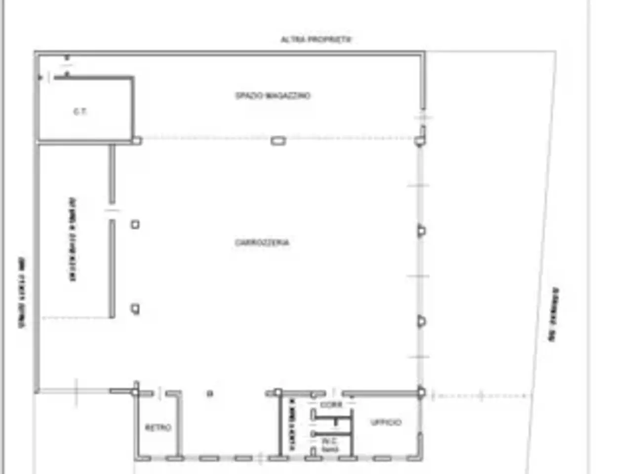 Capannone in Via Industria 11, Porto Mantovano, {3} - Planimetria 1