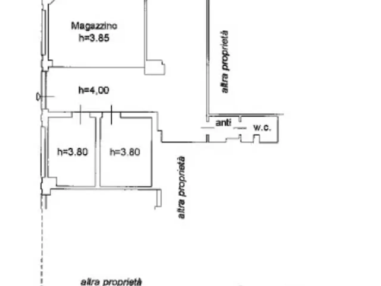 Negozio in Via Giuseppe di Vittorio, Terni, {3} - Planimetria 1