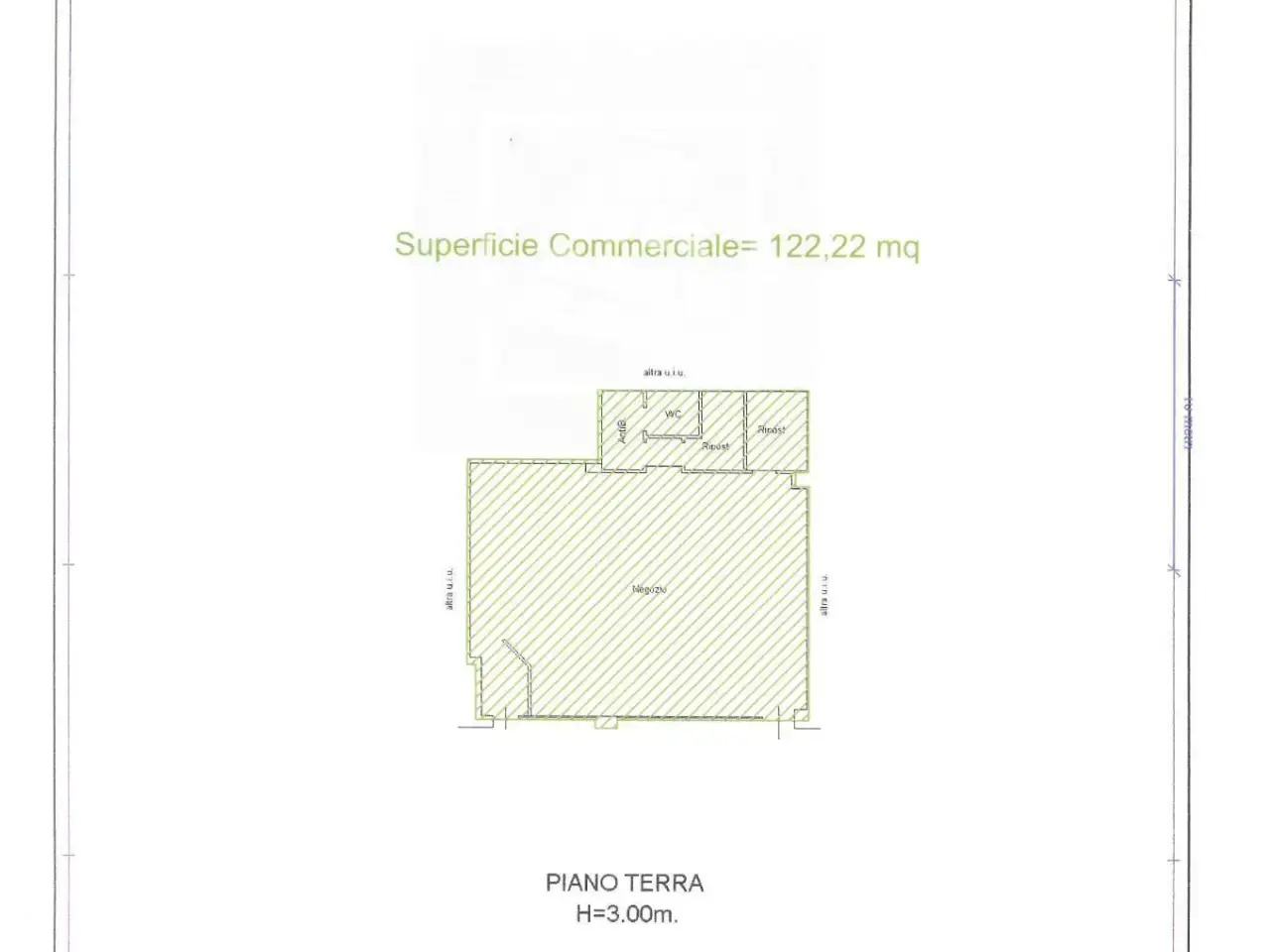 Negozio in Via Pallaia 9, Castelnovo Di Sotto, {3} - Planimetria 1