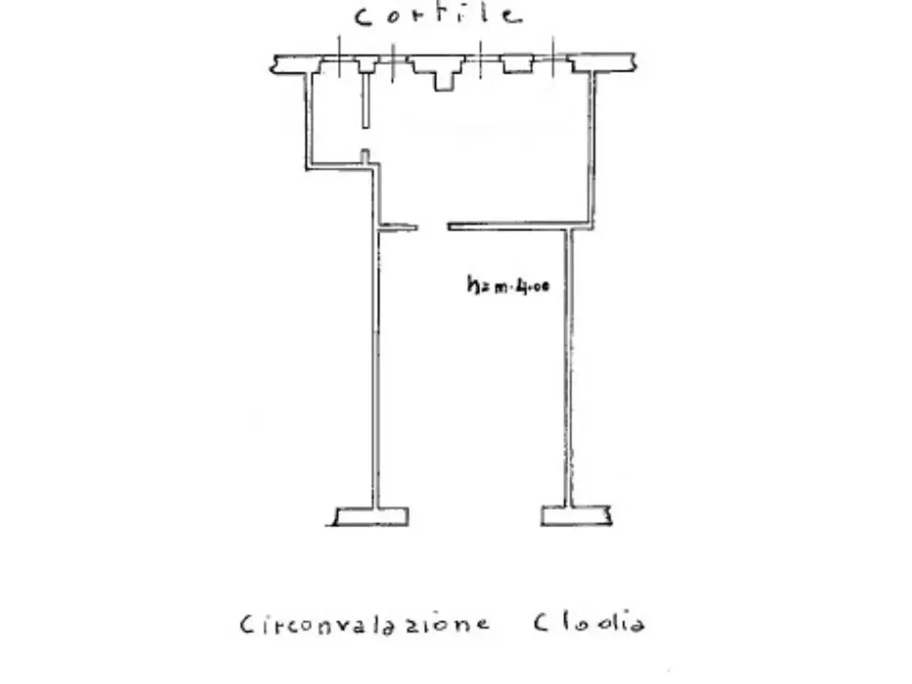 Negozio in Via Circonvallazione Clodia 161, Roma, {3} - Planimetria 1