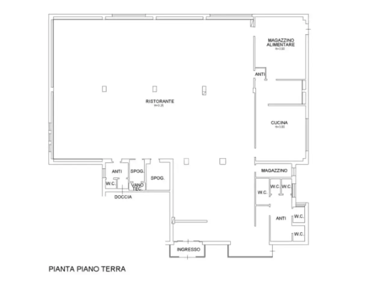 Palazzina commerciale in Viale del Commercio 1, Soave, {3} - Planimetria 1