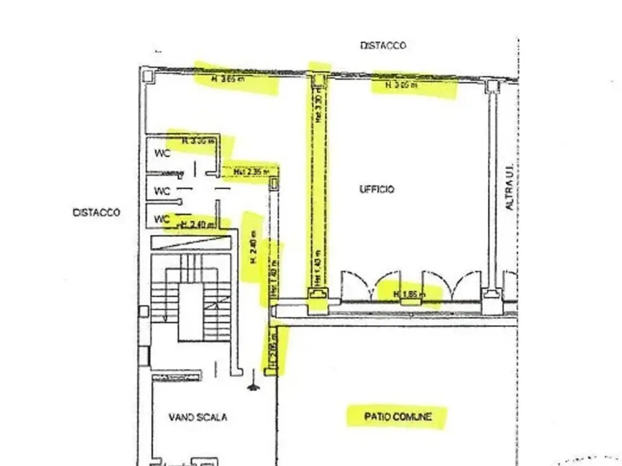 Ufficio in Via Carolina Romani, Bresso, {3} - Planimetria 1