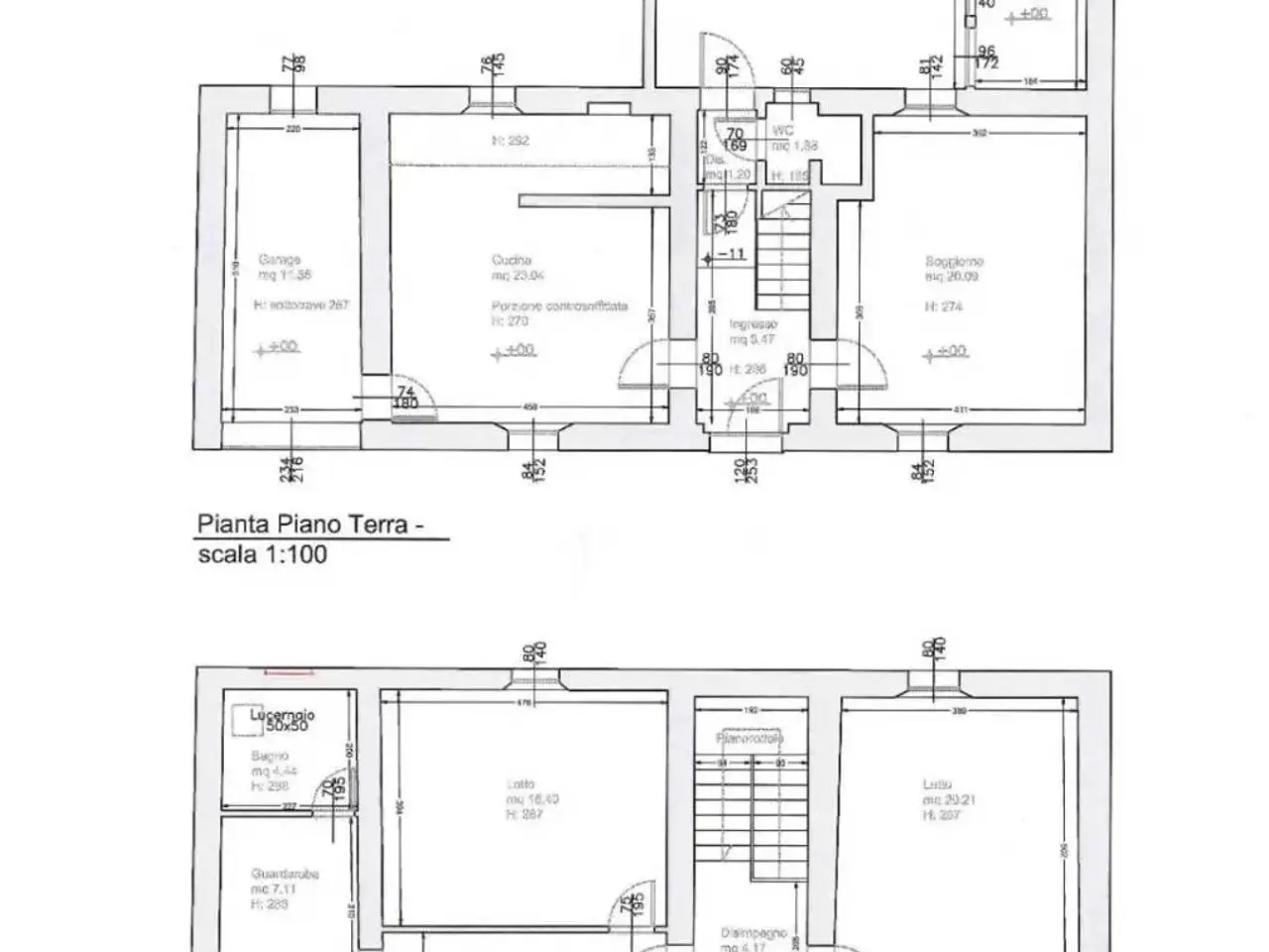 Casa indipendente in Via Pellegrino Artusi, Forlimpopoli - Planimetria 1