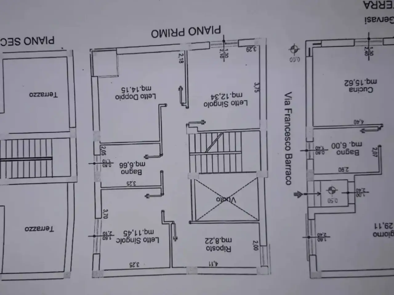 Rustico in Matteo Gervasi Angolo Via Francesco Barraco, Paceco - Planimetria 1