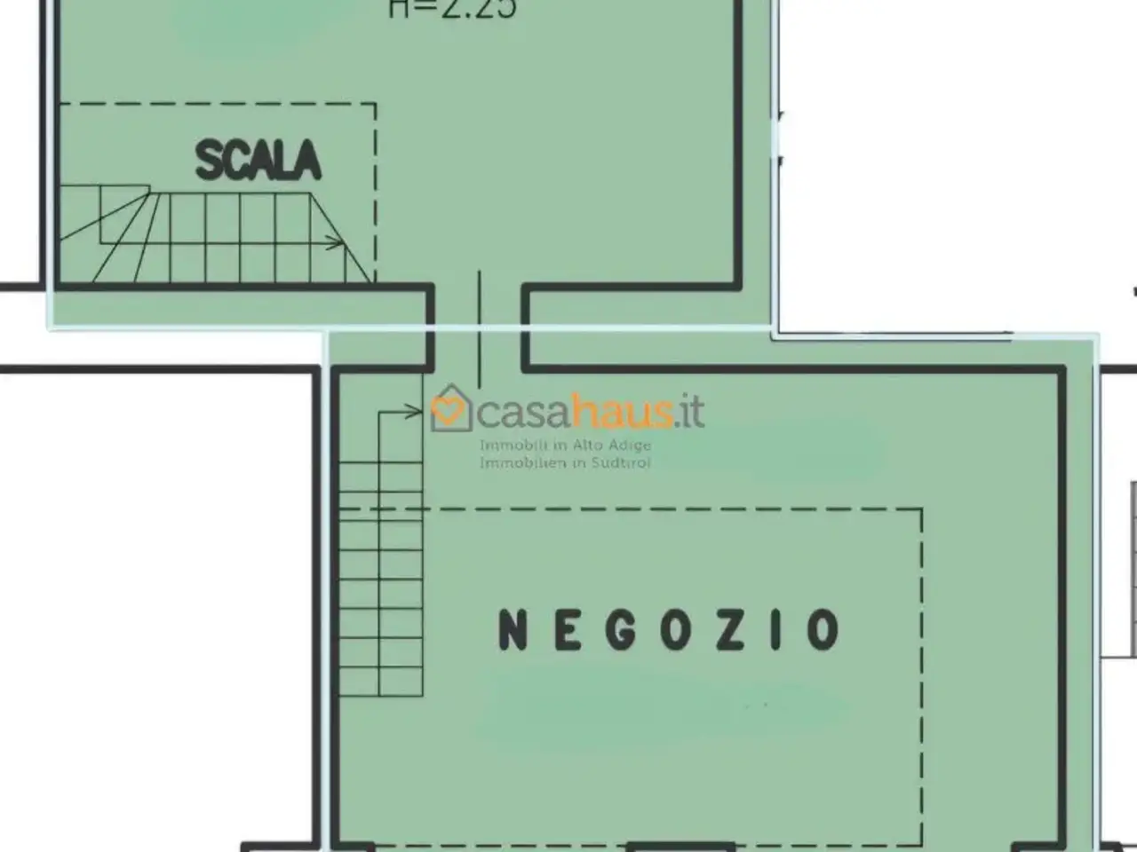 Negozio in , Bolzano, {3} - Planimetria 1